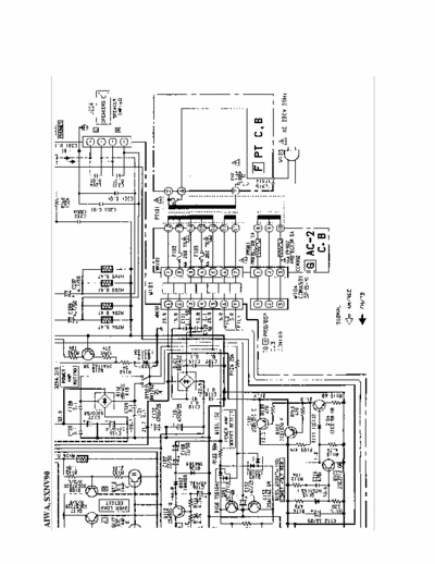 AIWA SXNV90 Power Supply schematic.